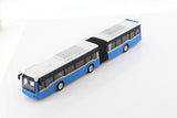 BLUE 11.5" Diecast Articulated Bus with Lights and Sound (NO BOX)