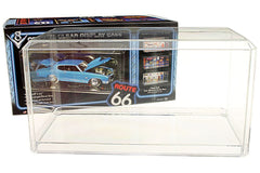 Display Case with Clear Bottom for 1/24 Scale Cars
