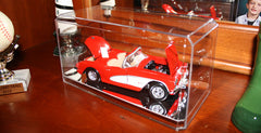 Display Case with Mirror Bottom for 1/24 Scale Cars