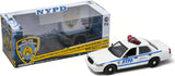 1/18 Scale NYPD Ford Crown Victoria Interceptor with Lights and Sound Diecast Model