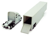 Kenworth T700 Tractor with White Trailer 1/68 Scale Toy Truck