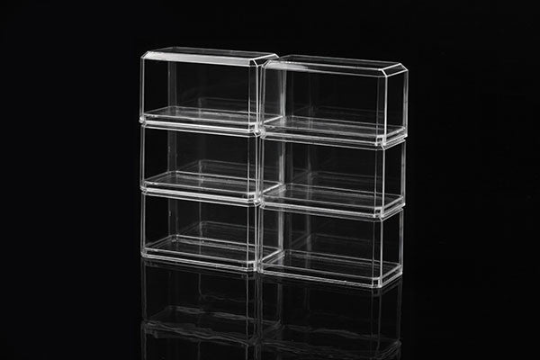 6 Pack of 1/64 Clear Display Cases for Hotwheel or Matchbox size cars