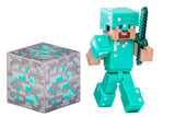 Minecraft Steve with Diamond Armor Action Figure