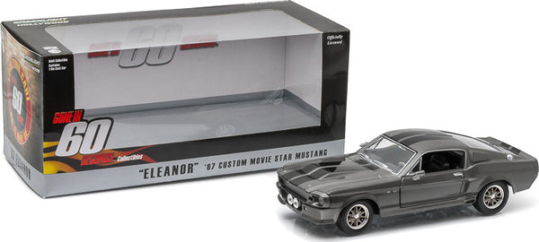 Gone in 60 Seconds Eleanor 1967 Custom Grey Ford Mustang 1/24 Scale Diecast Model