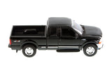 Black 1999 Ford F-350 Pick Up 1/24 Scale Diecast Model with Window Box