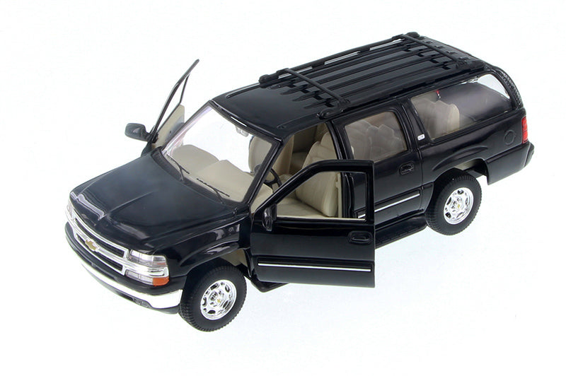 MK 1:64 2003 White Suburban SUV Off Road Sports Model