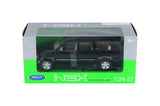 Black 2001 Chevrolet Suburban 1/27 Scale Diecast Model with Window Box by Welly