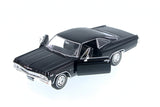 Black 1965 Chevrolet Impala SS396 1/24 Scale Diecast Model Car by Welly