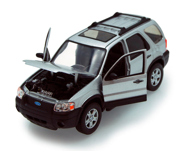 Welly Silver 2005 Ford Escape XLT Sport 1/24 Scale Diecast Model