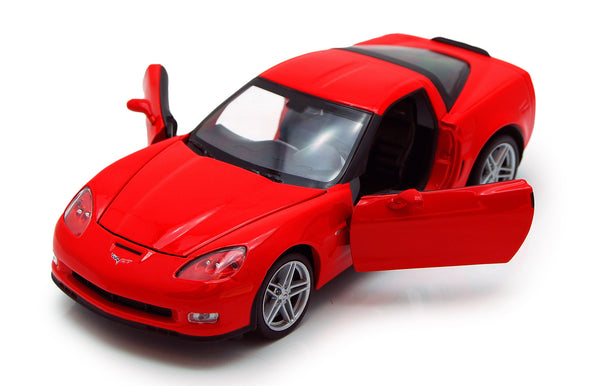 Red 2007 Chevy Corvette 1/24 Scale Diecast Model by Welly