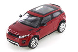 Red 1/24 Scale Land Rover Range Rover Evoque Diecast Model with Window Box
