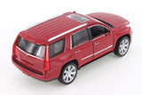 Red 2017 Cadillac Escalade SUV 1/24 Scale Diecast Model with Window Box