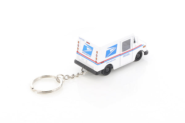 United States Postal Service USPS Grumman LLV Diecast Keychain 2.5 Inches long