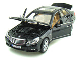 Black Mercedes Benz E350 with Sunroof 1/18 Scale Diecast Model