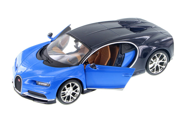 Bugatti Chiron Blue 1/24th Scale Diecast Model