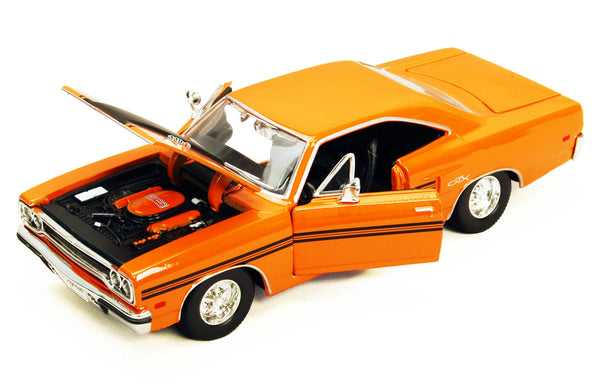 Orange 1970 Plymouth GTX 1/24th Scale Diecast Model