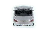 Silver Mercedes Benz SLS AMG Roadster 1/24 Scale Diecast Model by Maisto
