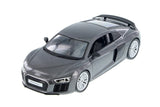 Grey Audi R8 V10 Plus 1/24 Scale Diecast Model by Maisto