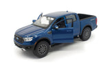Dark Blue 2019 Ford Ranger Lariat Sport 1/27 Scale Diecast Model