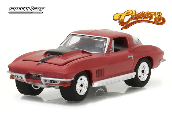 Greenlight Hollywood 1967 Chevrolet Corvette from Cheers TV Show 1/64 Scale Diecast