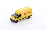 Kinsmart 1/48 Scale DHL Mercedes Benz Sprinter Van Toy with Pullback Action