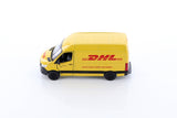 Kinsmart 1/48 Scale DHL Mercedes Benz Sprinter Van Toy with Pullback Action