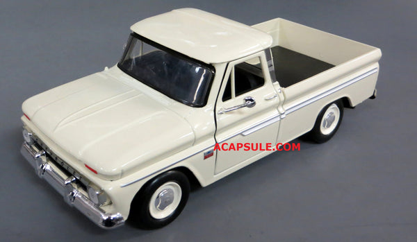 Tan 1966 Chevrolet C10 Fleetside Pick Up 1/24 Scale Diecast Model