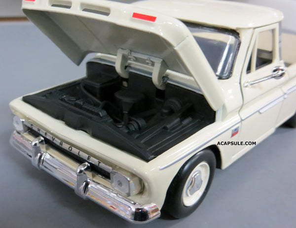 Tan 1966 Chevrolet C10 Fleetside Pick Up 1/24 Scale Diecast Model