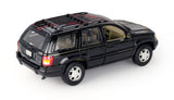 Motormax Black Jeep Grand Cherokee SUV 1/18 Scale Diecast Model Car