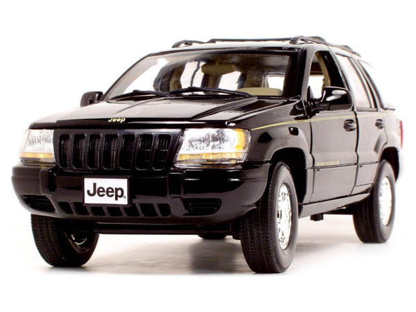 Motormax Black Jeep Grand Cherokee SUV 1/18 Scale Diecast Model Car