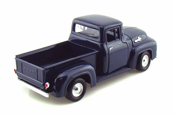 1/24 Scale 1956 Dark Blue Ford F-100 Pick Up Diecast Model