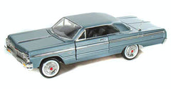 1/24 Scale Light Blue 1964 Chevrolet Impala Diecast Model