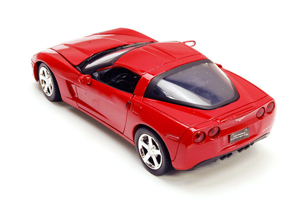 Red 2005 Chevrolet Corvette C6 1/24 Scale Diecast Model