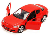 Red Mazda RX-8 1/24 Scale Diecast Model