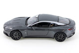 Silver Aston Martin DB11 1/24 Scale Diecast Model in Window Box