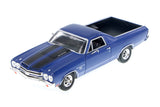 Blue 1970 Chevy El Camino SS 396 1/24 Scale Diecast Model