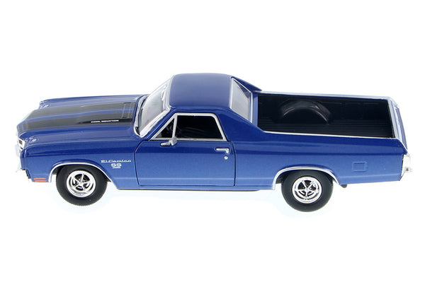 Blue 1970 Chevy El Camino SS 396 1/24 Scale Diecast Model