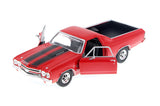 Red 1970 Chevy El Camino SS 396 1/24 Scale Diecast Model