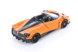 Orange Pagani Huayra Roadster 1/24 Scale Diecast Model in Window Box