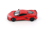 Motormax Red 2020 Chevrolet Corvette Stingray C8 1/24 Scale Diecast Model (NO BOX)