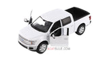 Motormax 1/27 Scale 2019 White Ford F-150 Lariat Crew Cab Diecast Model (NO BOX)