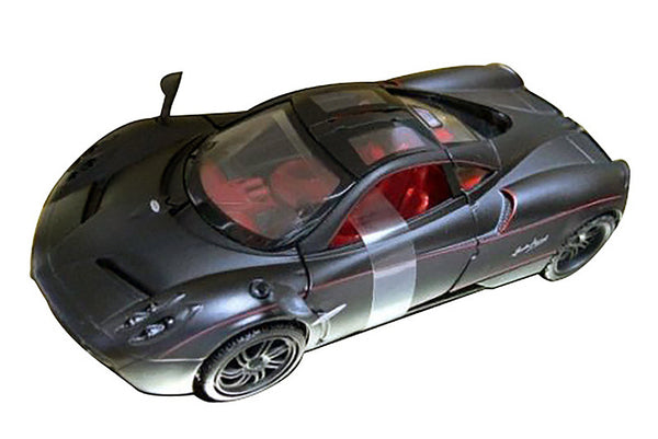 Matte Black Pagani Huayra Hard Top 1/24 Scale Diecast Model