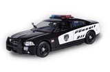 Motormax 2011 Dodge Charger Pursuit Police Car with Light and Sound 1/24 Scale Model