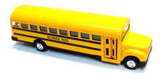 8.5" Diecast School Bus with Pullback Action