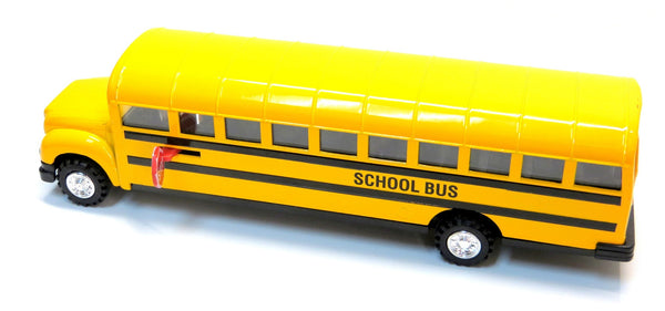 8.5" Diecast School Bus with Pullback Action