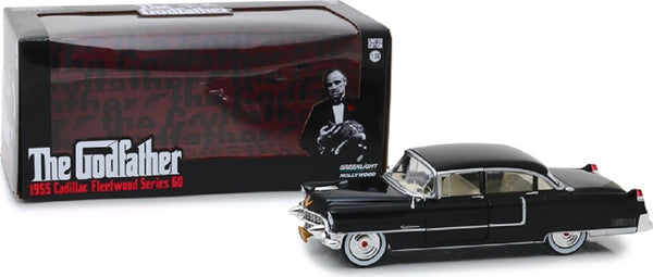 The Godfather Black 1955 Cadillac Fleetwood Series 60 1/24 Scale Diecast Model