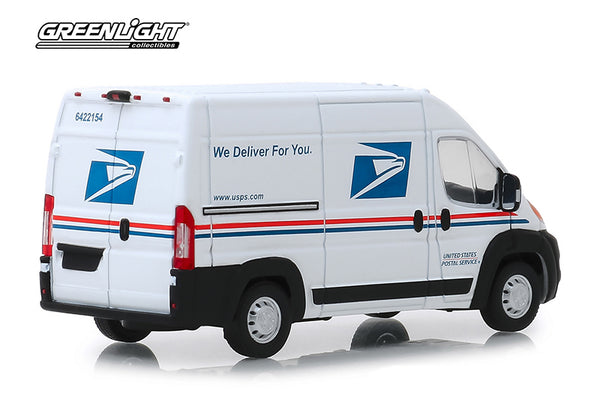 USPS 2018 Ram Promaster 2500 Cargo High Roof Van 1/43 Diecast Scale Model by Greenlight