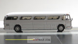 White/Silver Undecorated 1/87 Scale 1959 GM PD4104 Motorcoach Diecast Model