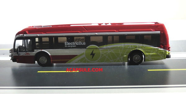 Toronto TTC 1/87 Scale Proterra ZX5 Electric Transit Bus Diecast Model