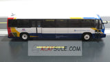 Red & Tan Bus Rte 99 to Journal Square 1/87 Scale TMC RTS Transit Bus Diecast Model